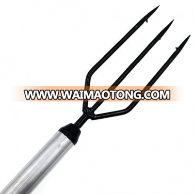 Fish Spear with Telescopic Aluminum/Stainless Steel Handle for fishing